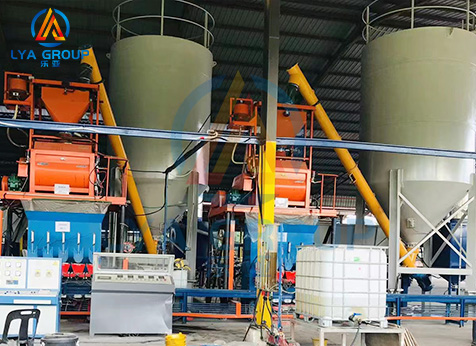 Wood chip cement board production line