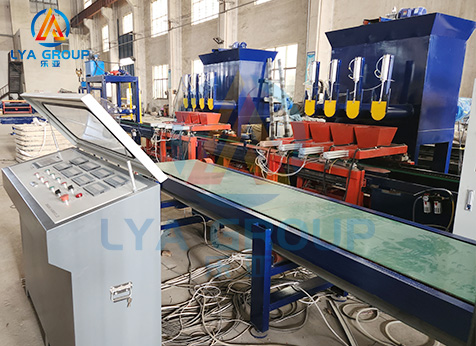 Roadside stone automatic production line